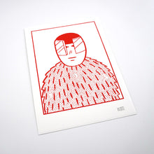 Load image into Gallery viewer, <tc>"Ok Des Paris Mini Print - Fur Clad Man (Black)" Yuichi Yokoyama</tc>
