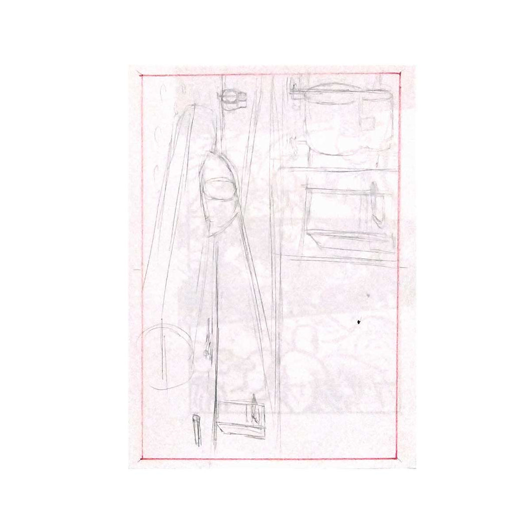 <tc>“Outdoor - Original draft (A3 size) 6” Yuichi Yokoyama</tc>