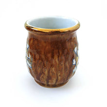 Load image into Gallery viewer, SANZOKU &quot;Big Flower Cup (Melting Glaze Color) Dark Mocha&quot;

