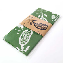 Load image into Gallery viewer, <tc>"Imustan Tenugui" Green x White</tc>
