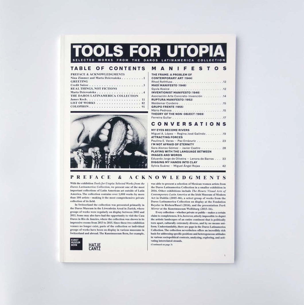 Tools for Utopia Selected Works from the Daros Latinamerica Collection-Marta Dziewanska, etc.（英語/ドイツ語）