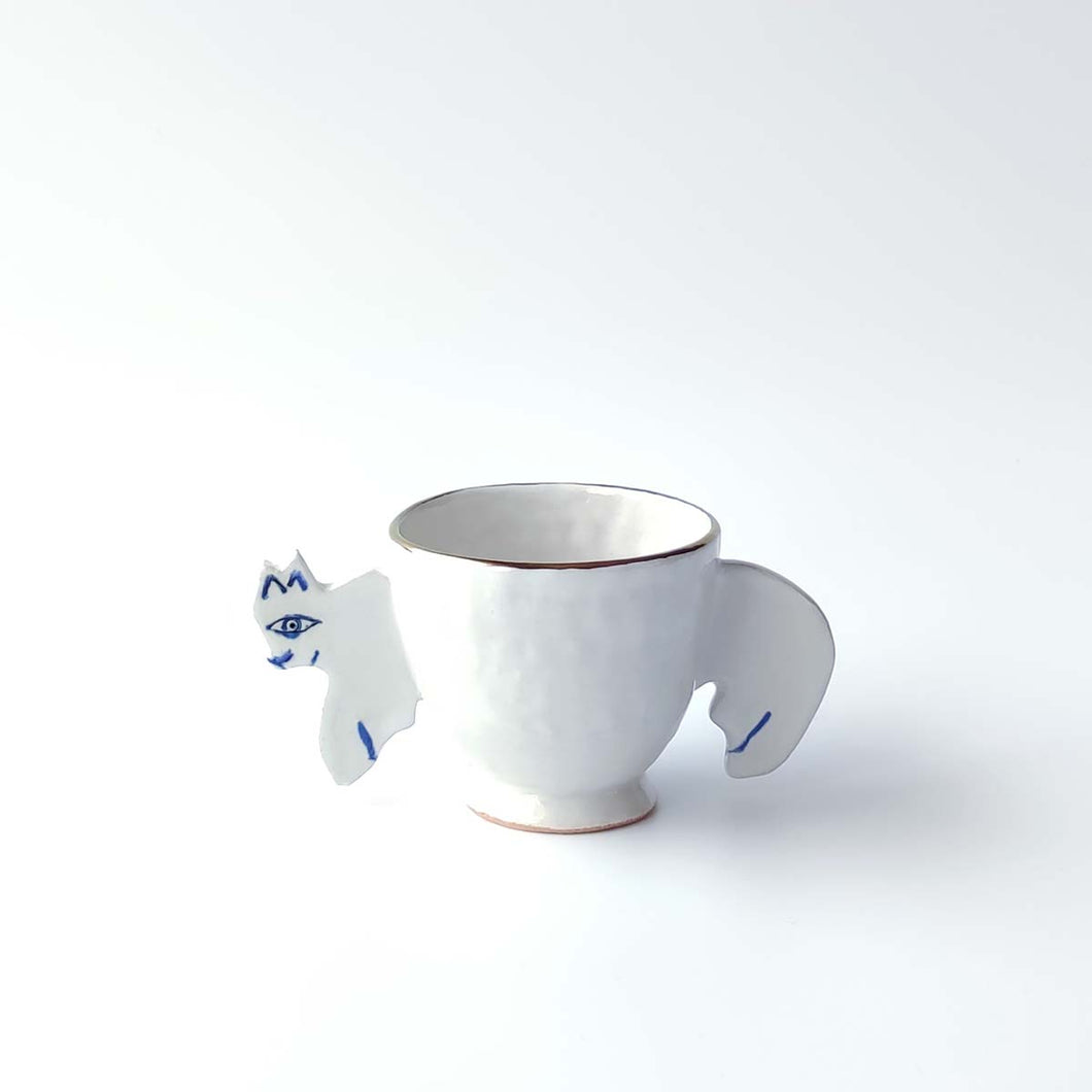 動物カップ　白毛｜ Animal Cup (White)　ー　SANZOKU